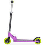 Xootz Kids' Folding Kick Scooter with Adjustable Handlebars - Purple - Gadgetize