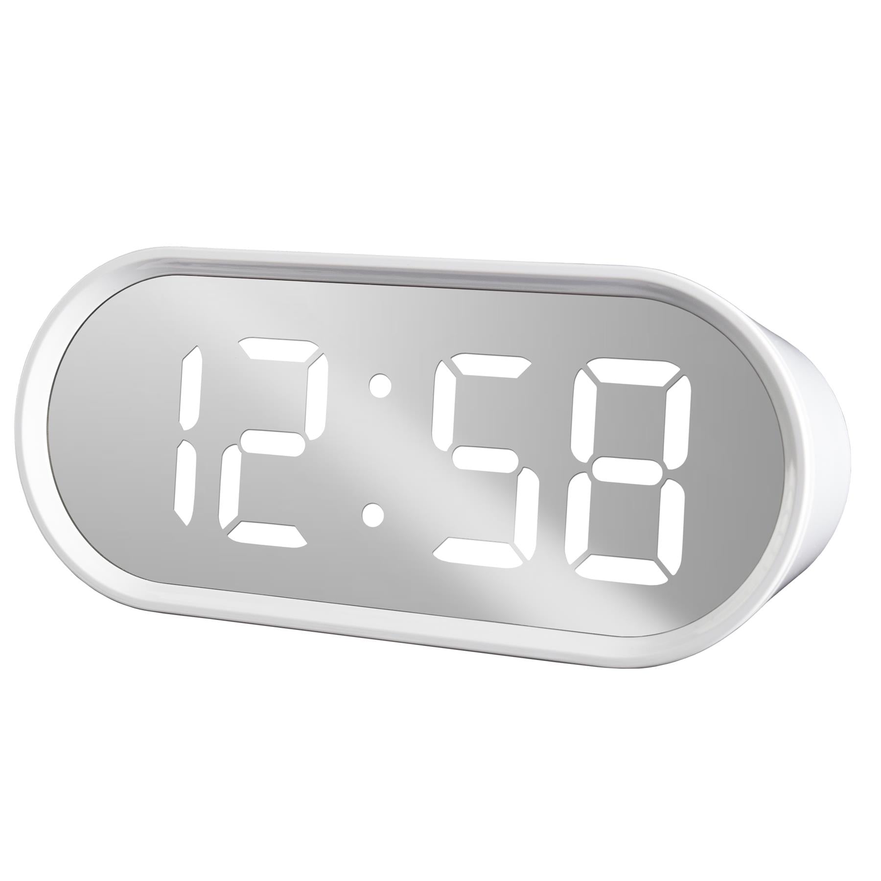 Acctim Cuscino White Digital USB Powered Alarm Clock 15822