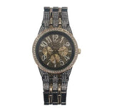 NY LONDON GENTS BLING WATCH PI-7469 GOLD-GUN