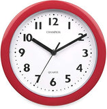 Champion Bold 9 inch Kitchen Red Wall Clock KC515R