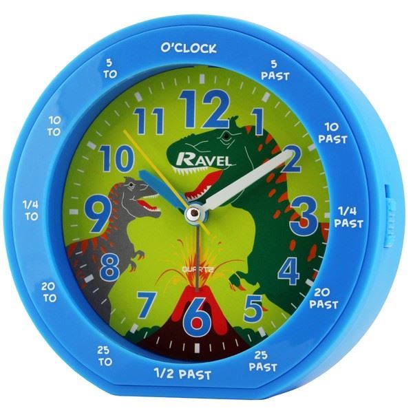 Ravel Childrens Time Teacher Dino Alarm Clock RC007.06A
