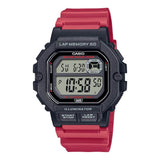 Casio Men's Digital Sport Runner Watch Red  - WS-1400H-4AVDF
