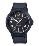 Casio Mens Quartz Rubber Strap Watch - MW-240-1BVDF
