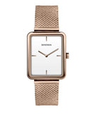 Sekonda Women's White Dial With Rosegold plated mesh strap Watch 40137