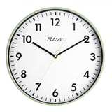 Ravel 30cm White Dial Sage Wall Clock R.WC.30.11