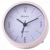 Ravel Quartz Plastic Round Alarm Clock - RC024.5