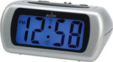 Acctim Auric Large Lcd Alarm Clock Silver 12340