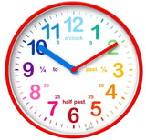 Acctim Childrens Wickford Red Wall Clock 22524
