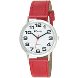Ravel Womens Large Classic Strap Watch Red R0105.10.1A