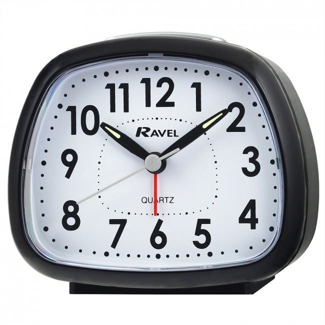 Ravel Black Alarm Clock RC0283