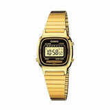 Casio Woman's Digital Gold Plated Watch - LA670WGA-1DF