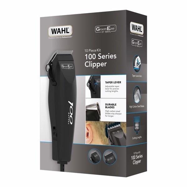 Wahl 100 GroomEase Series Hair Clipper for Men - Black