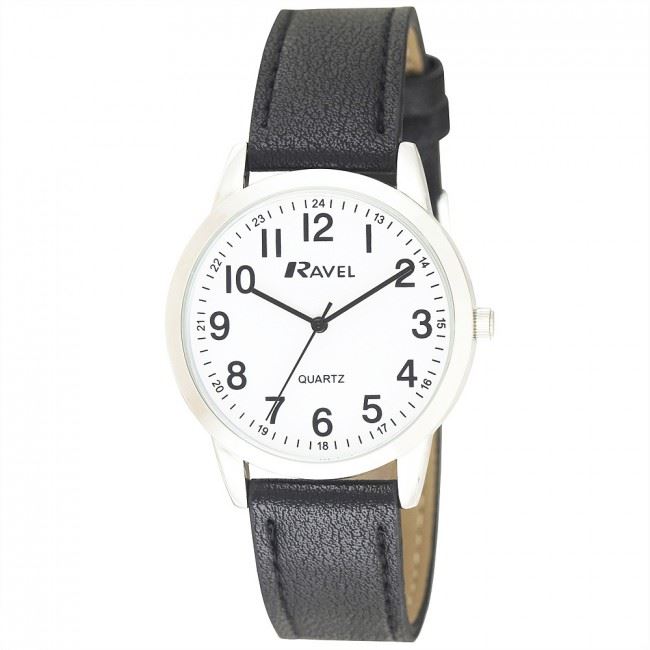 Ravel Men's Classic Leather Strap Watch R0132.21.1