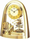 Rhythm Contemporary Motion Clock Rotating Pendulum Gold 4SG607WS65