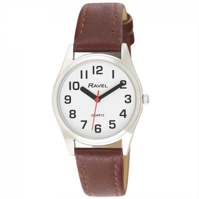 Ravel Womens Classic Strap Brown/Silver Watch R0125.05.2