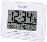 Acctim Infinity R/C Lcd Desk/Wall Alarm Clock - 71952