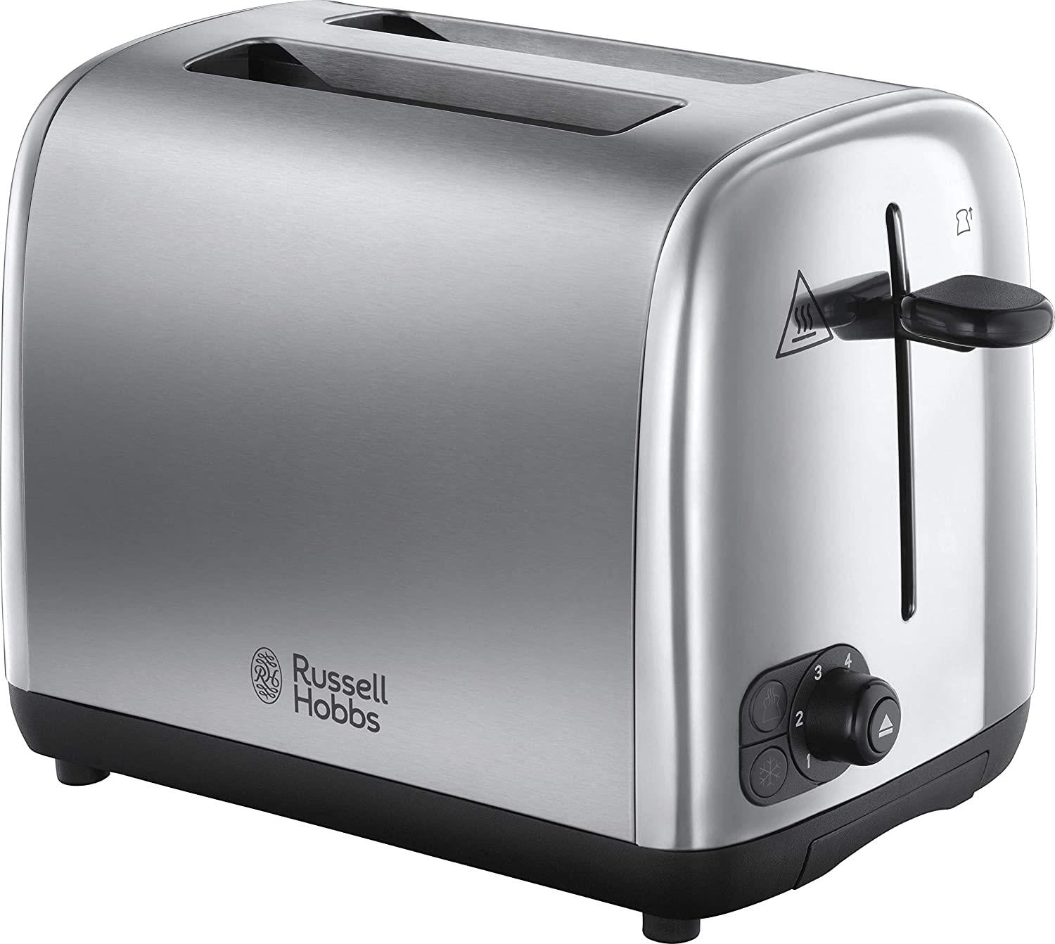 Russell Hobbs Stainless Steel 2 Slice Toaster Brushed & Polished Finish