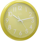 Acctim Abingdon Wall Clock 25.5cm - Lime Green 21895