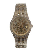 NY LONDON GENTS BLING WATCH PI-7469 GOLD