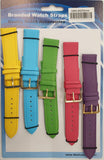 Leather Pastels Watch Straps Pk5 size 24mm 1005.04