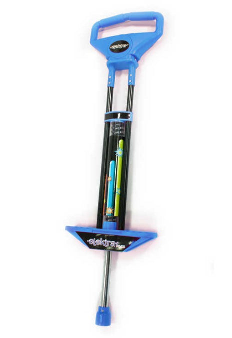 Elektra Spring Powered Pogo Stick - Outdoor Game Toy BLUE SV10392
