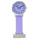 Ravel Purple Silicone Nurses Fob Watch R1107.7