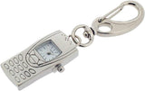 Imperial Key Chain Clock Mobile Phone Silver IMP705