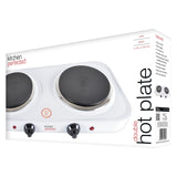 Kitchen Perfected Double Hot Plate E4202WH- White