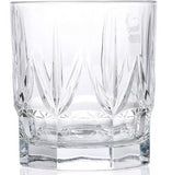 RCR Chic Luxion Set of 6 Crystal 430ml Short Tumbler Glasses