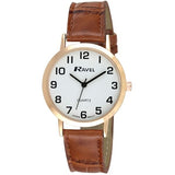 Ravel Mens Classic Strap Watch Brown / Gold Watch R0102.14.1A