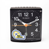 Widdop Black Sweep Movement Alarm Clock 5374BK