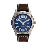 Sekonda Men's Stainless Steel Leather strap Watch  - 3252