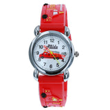 Relda Children's Analogue 3D Fire Engine Red Silicone Strap Boy's Watch REL48