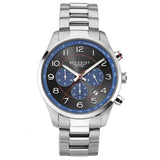 Accurist Men's Dated Chronograph Grey Dial with Silver Stainless Steel Bracelet Watch