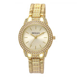 Henley Women's Bling Diamante crystals Gold Tone Bracelet Watch H07275.22
