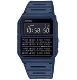 Casio Mens Collection Retro Digital Watch with Plastic Blue Strap CA-53WF-2BDF
