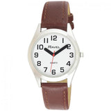 Ravel Mens Classic Strap Watch Brown/Silver Watch R0125.05.1