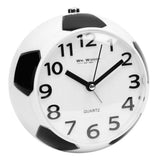 Widdop Football Shaped Alarm Clock with Push Lens 5176