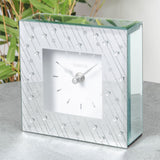 Widdop Hestia Mirror Glass Raindrop Design Mantel Clock HE1329CK