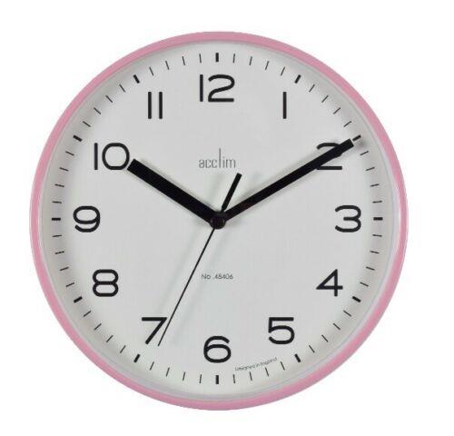 Acctim Runwell Pink Wall Clock 22610