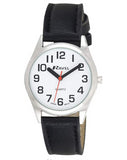 Ravel Womens Super Bold Easy Read Dial Silver Polished Round Case Watch R0125.01.2