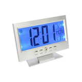 Kadio Digital Voice control LCD Clock with Temperature Day/Date Display DS-8082S