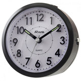 Ravel Black Round Tilt Alarm Clock RC029.3