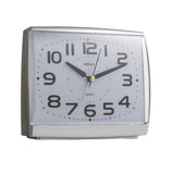 Amplus Large Numbers Dial With Silent Sweep Light Snooze Silver Alarm Clock PT175