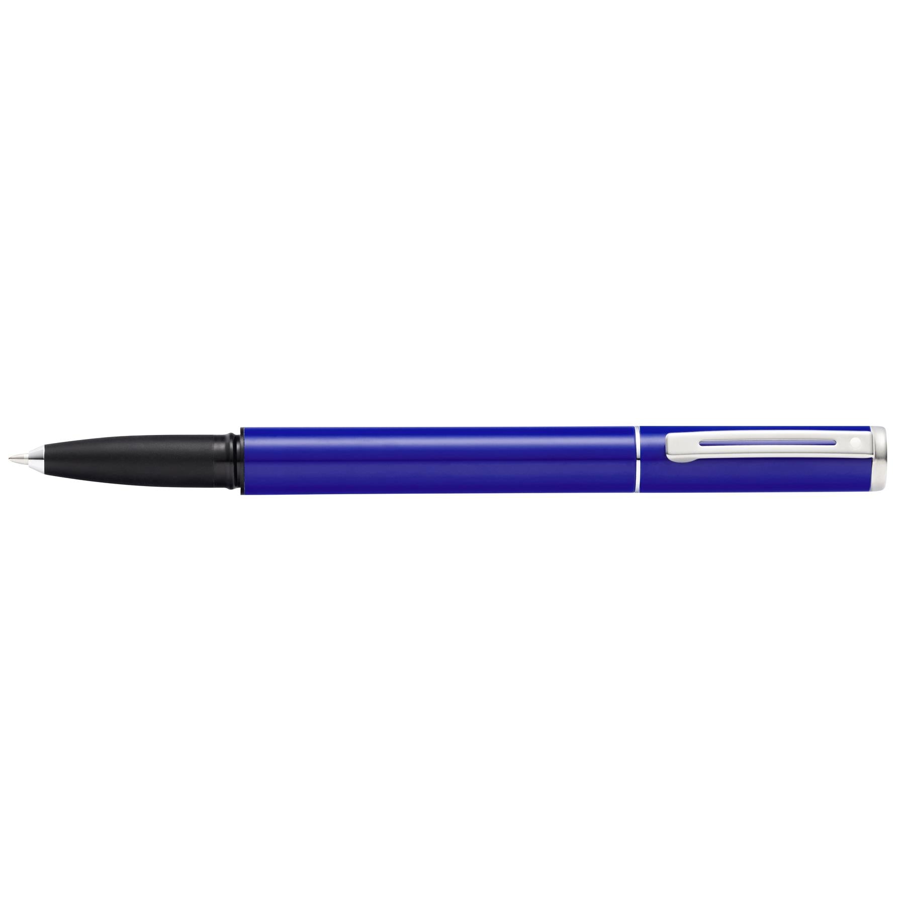 Sheaffer Pop Blue Rollerball Pen Medium Tip with Chrome Trim - Black Ink E1920151