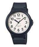 Casio Mens Quartz 50M White Dial Watch MW-240-7BVDF