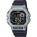 Casio Men's Digital Sport Runner Watch Black/Silver - WS-1400H-1BVDF