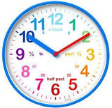 22529 ACCTIM Wickford Blue Kids Wall Clocks