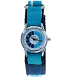 Relda Children's Time Teacher Analogue Blue Velcro Strap Boy's Watch REL15